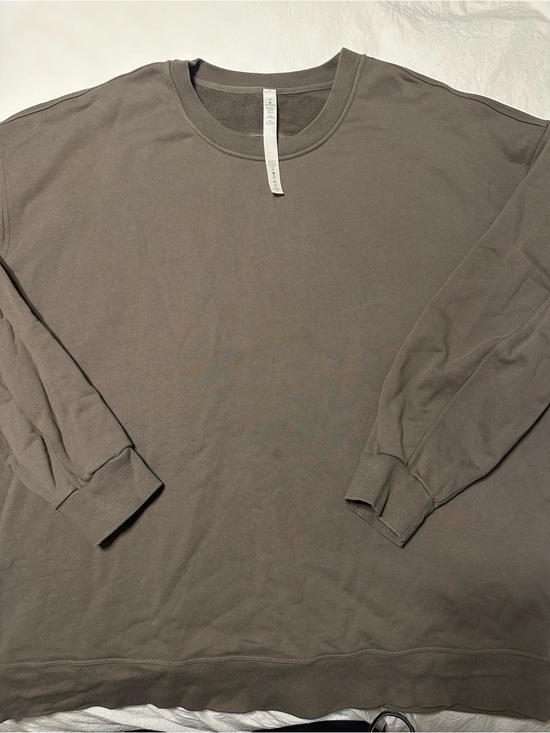 lululemon athletica Tops - Lululemon Taupe Crewneck Sweatshirt